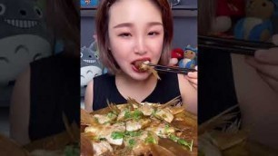 'Chinese food shows eating ASMR MUKBANG #short#shorts'