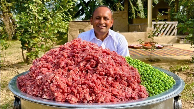 'Shadiyon wala Matar Qeema Recipe | Minced Meat and Peas | Matar Keema | Village Food Secrets'