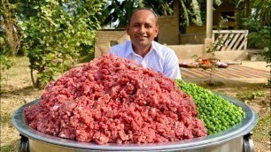 'Shadiyon wala Matar Qeema Recipe | Minced Meat and Peas | Matar Keema | Village Food Secrets'