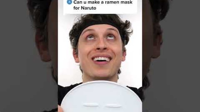 'Naruto Ramen Face Mask #shorts'