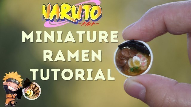 'NARUTO ICHIRAKU RAMEN MINIATURE | EASY-TO-USE BASIC CLAY TUTORIAL | NARUTO #RAMEN | JAPANESE RAMEN'