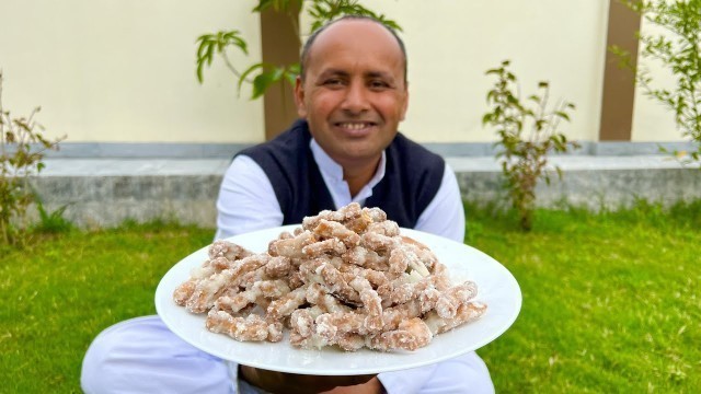 'Murali Recipe | Sweet Shakarpara | Khurma Recipe | Sugar Coated Shankarpali | Village Food Secrets'