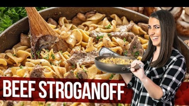 'Old Fashioned Beef Stroganoff'