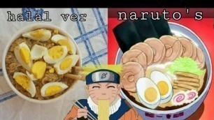 'Recreating naruto\'s ramen [halal version] #shorts'