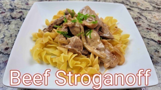 'Beef Stroganoff. Easy Beef Stroganoff Recipe'