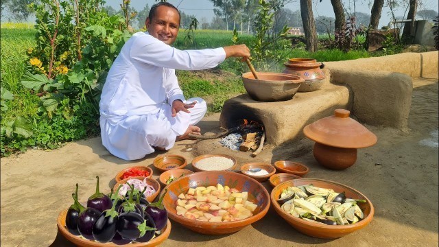 'Aloo Baingan Sabzi | Aloo Baingan Ka Salan | Eggplant Recipe | Village Style | Village Food Secrets'