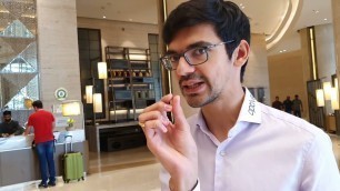 'Anish Giri and spicy Indian food'