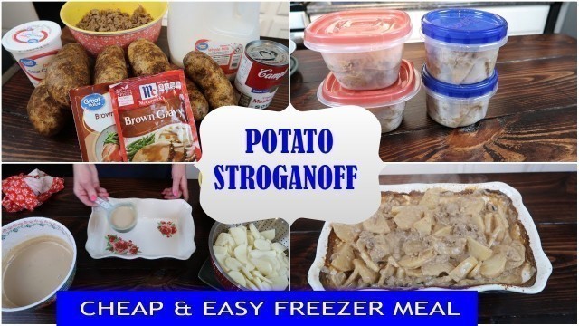 'EASY BEEF POTATO STROGANOFF'