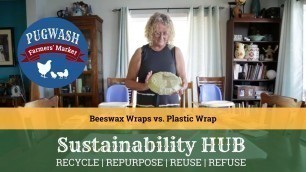 'Beeswax wraps vs Plastic Wrap'