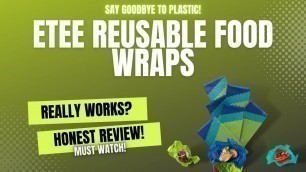 'Etee Organic Foodwraps | Reusable Beeswax Food Wrap | Etee Reusable Food Wraps, Best Beeswax Wraps'