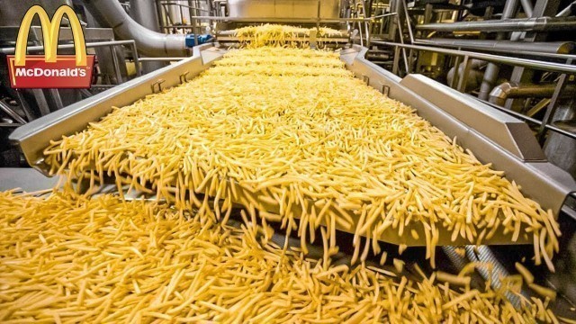 'HOW MCDONALD’S FRENCH FRIES ARE MADE. FOOD PRODUCTION'