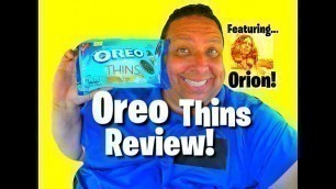 'Oreo®  Thins Latte Creme Review Ft. Orion!'