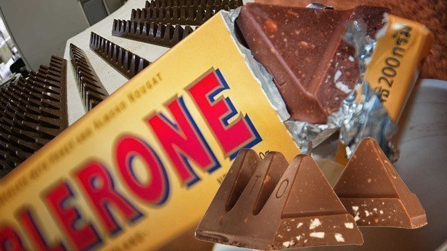 'Amazing food processing machines at work | Toblerone inside the factory'