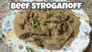 'Easy Beef Stroganoff'