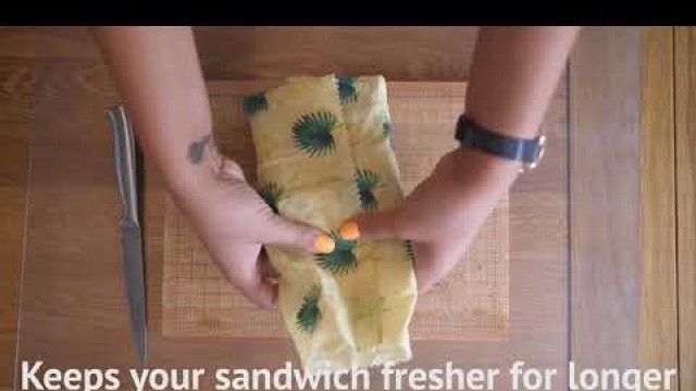 'How to USE our beeswax food wraps #beeswaxwraps #plasticalternative'