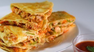 'Chicken Cheese Paratha Recipe / Ramadan Special Recipe by spoon of spices'