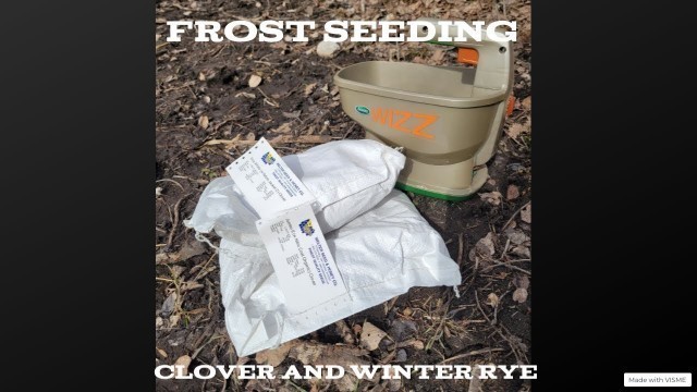 'Food Plot Tip | Frost Seeding Clover into Winter Rye'