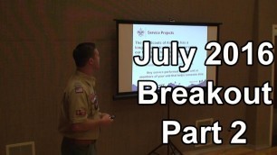 'Service Projects (July 2016 Cub Scout Roundtable Breakout) Part 2'