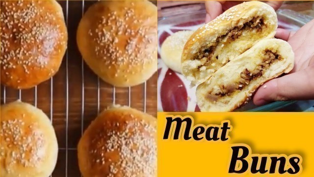 'Meat stuffed buns || easy qeema buns recipe || ramadan special 2021||'