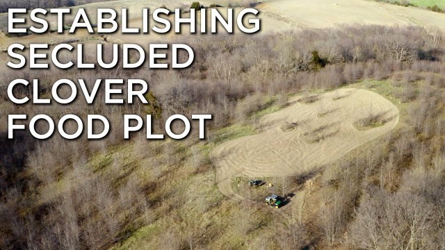 'Planting A Secluded Clover Food Plot For Deer'