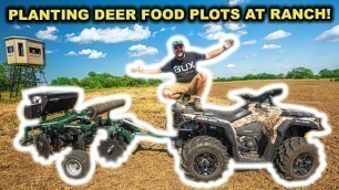 'My FIRST TIME Planting FOOD PLOTS for DEER at My ABANDONED RANCH!!!'