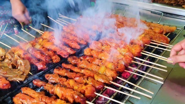 'FILIPINO STREET FOOD | THE FAMOUS Inihaw of Marikina| BBQ | LIEMPO'