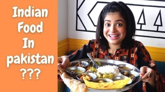 'Famous INDIAN street food in PAKISTAN - PAKISTANI trying INDIAN food'