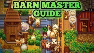 'Ultimate In-Depth Barn Guide In Stardew Valley'