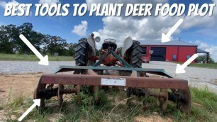 'Trying To Get The Best Tools For Planting a Food Plot Like Stoney Ridge Farmer: Tractor Implements!'