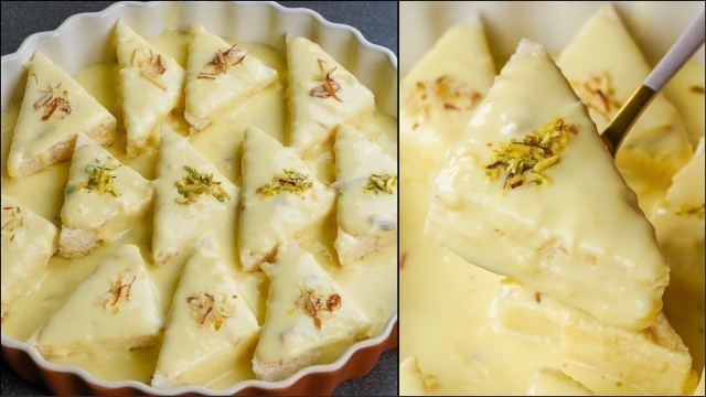 'Bread Malai Dessert Recipe | Ramadan Iftar Dessert | Milk Bread Malai Recipe | Malai Bread Recipe'