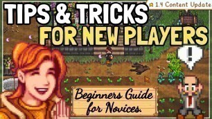 'The Complete BEGINNERS Guide For Stardew Valley 1.5!'