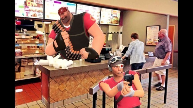 'TF2 Scout insults a fast food worker'