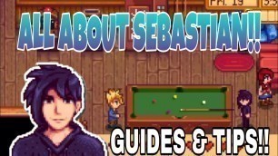 'Sebastian THE LONER | Marriage Candidate Guide in Stardew Valley'