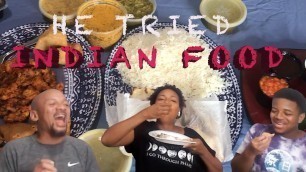 'Trying Indian Food for the first time | MUKBANG'