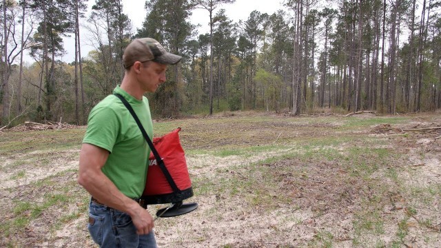 'Planting Spring Buckwheat food Plot in East Texas'