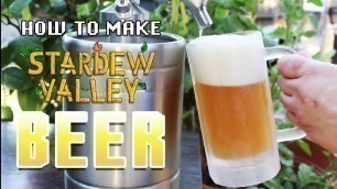 'How to Make Stardew Valley Beer IRL (Non-alcoholic)'