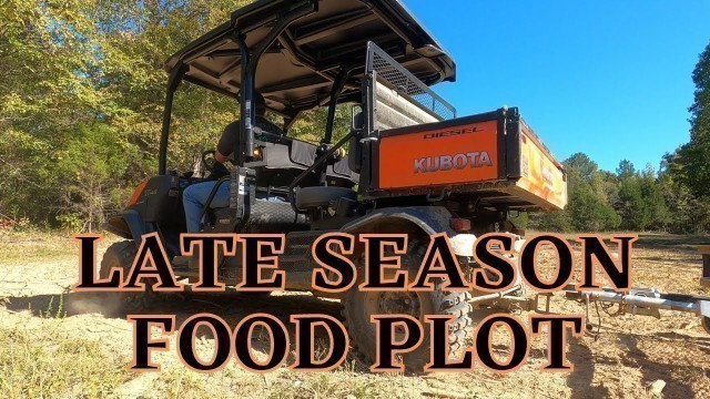 'Late Season Food Plot | Tilling w/ Box Blade!!!'