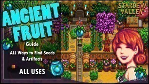 'Ancient Fruit Guide | Where To Find Seed and Artifact | Stardew Valley 1.5 Update'