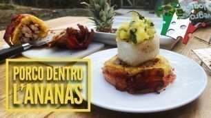 'Maiale dentro un ananas'