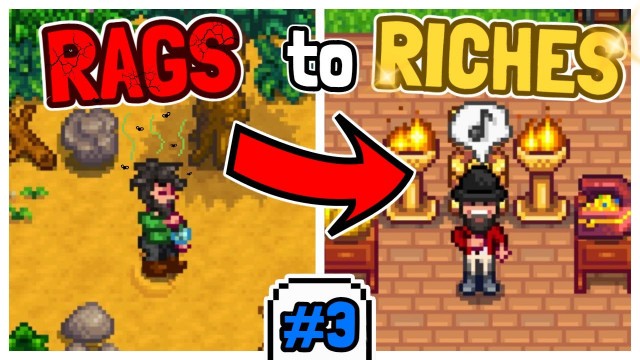 'Stardew Valley Rags to Riches! - PART 3 (starvation strikes)'