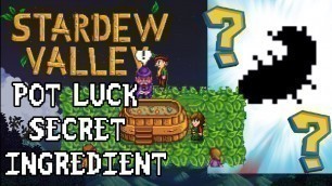 'Stardew Valley Potluck | Luau | Secret Ingredient to always WIN!'