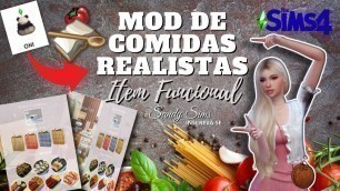 'MOD DE COMIDAS PERSONALIZADAS / MUITO REALISTAS   (THE SIMS 4)'