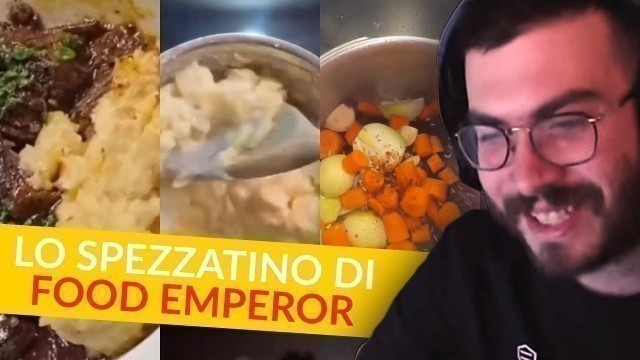 'VOLPESCU reagisce allo spezzatino di FOOD EMPEROR'