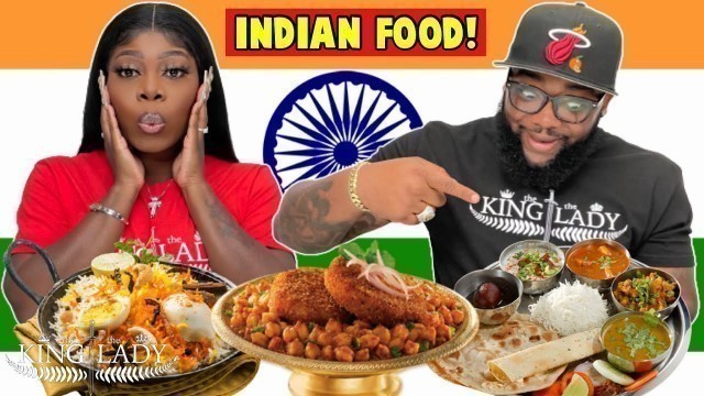 'AFRICAN AMERICANS Try INDIAN FOOD For the FIRST TIME | Indian Butter Chicken, Garlic Naan & More'