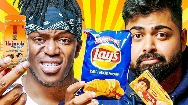 'KSI Tries INDIAN Snacks!'