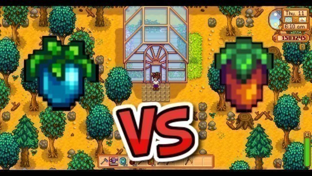 'BEST GREENHOUSE CROP: Ancient Fruit vs Sweet Gem Berry - Stardew Valley'