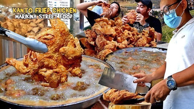 'PATOK na \"KANTO FRIED CHICKEN\" sa Marikina City! | Famous Filipino Street Food (HD)'