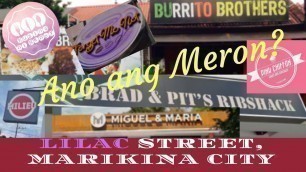 'Lilac Street Marikina City|FOOD TRIP | Marikina\'s Food HUB|KUSINA NI NENOY by: Pia Besmonte'