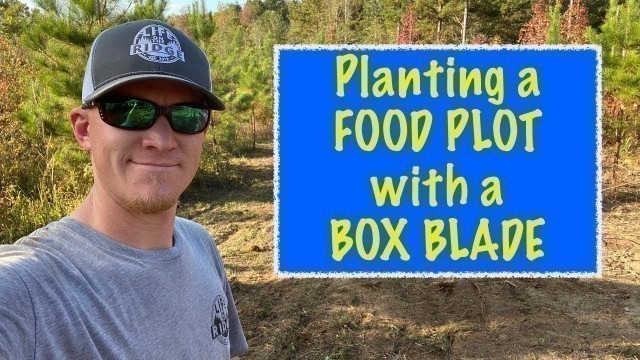 'Planting a Food Plot with a BOX BLADE'