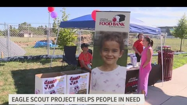 'Harrisburg boy\'s Eagle Scout project raises awareness of food insecurity'